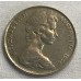 AUSTRALIA 1970 . TEN 10 CENTS COIN . LYREBIRD